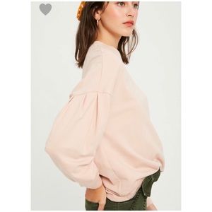 Listicle Sweatshirt Top NWT